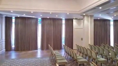 cortinas acústicas para complejos hoteleros